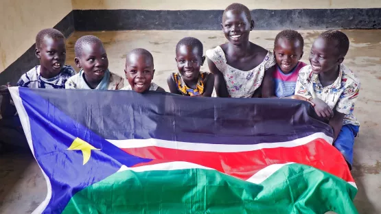 Kinder am Unabhängigkeitstag