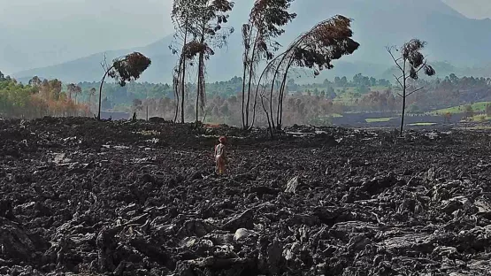 World Vision leistet Katastrophenhilfe nach dem Vulkanausbruch