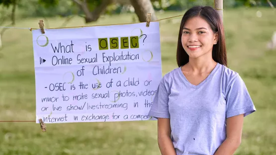 Michaela kämpft gegen sexuelle Ausbeutung von Kindern im Internet