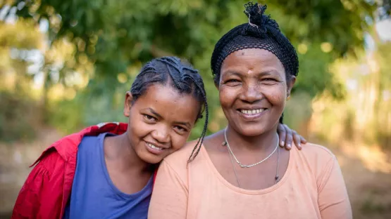Bekelech mit ihrer Tochter
