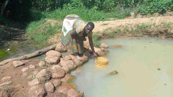 Wasserquelle in Rukoma