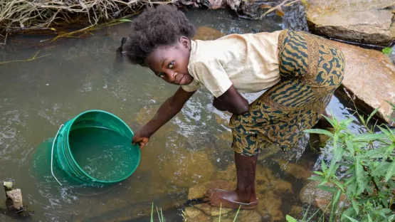 Agnes dreckiges Wasser Sambia
