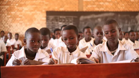 Kinder in Schule in Burundi