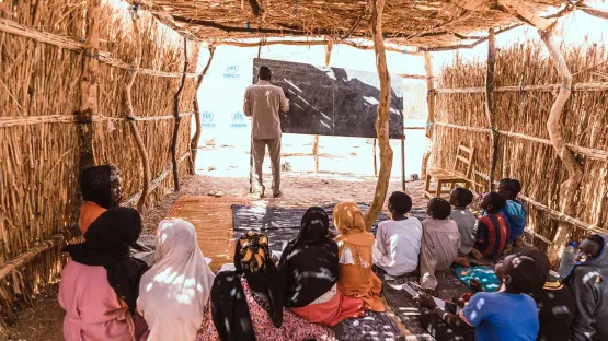 Bildung im Flüchtlingslager