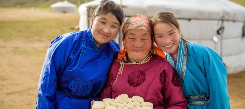 Kinder Mongolei World Vision